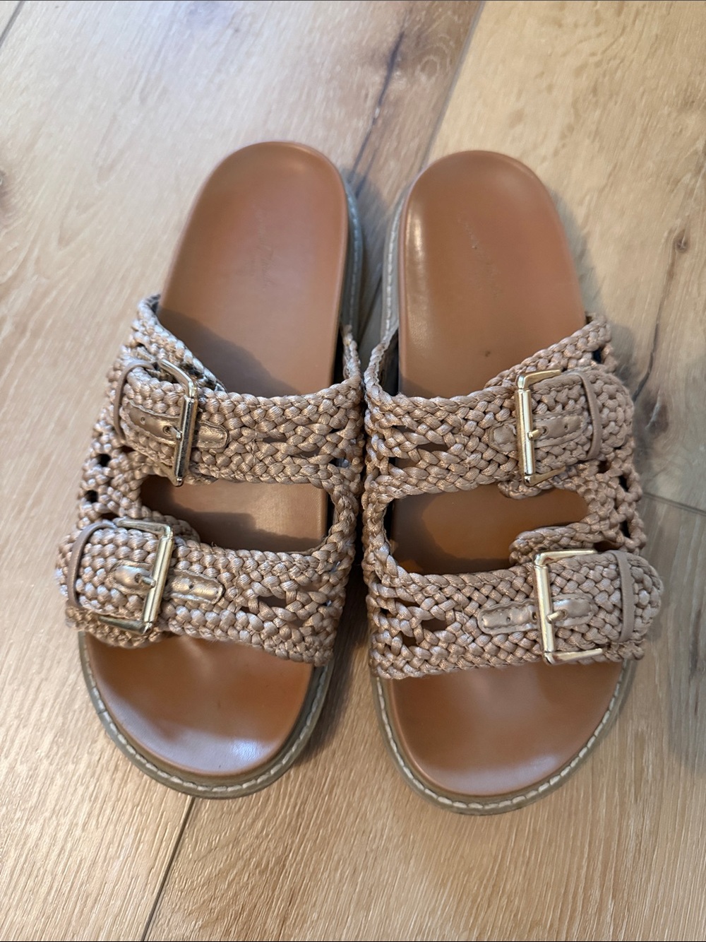 Women's universal thread Kylie crochet sandals 8.5